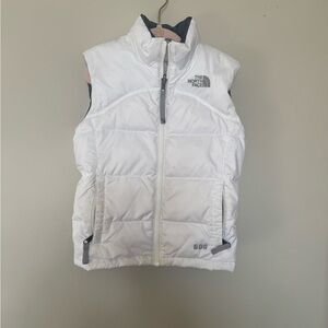 The North Face White Insulated Vest